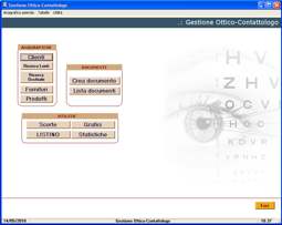 software negozio ottica