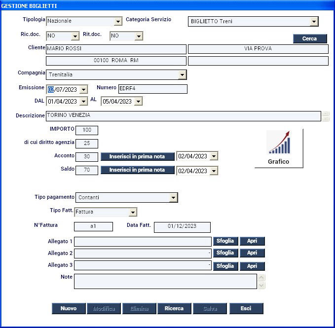 biglietteria software agenzia viaggi