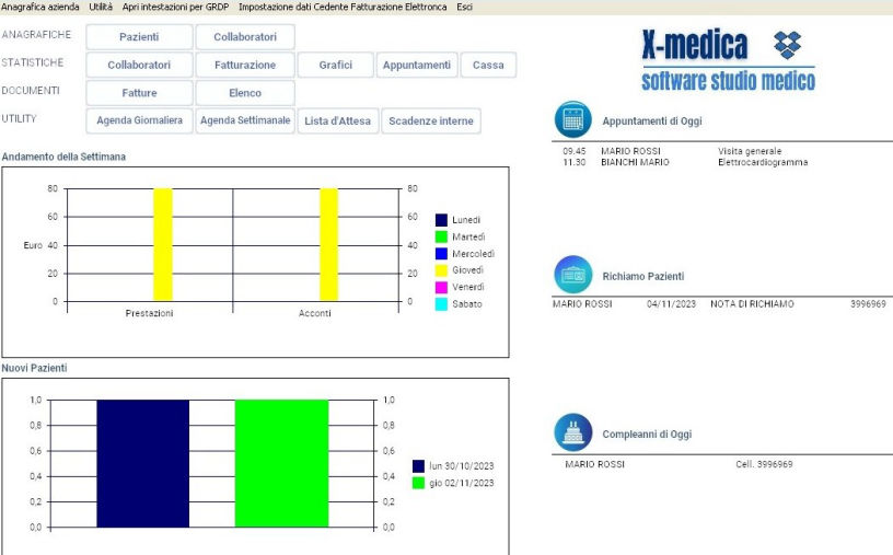 visiona X-medical il software gestionale per studio medico e poliambulatorio