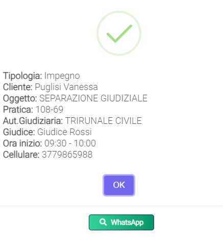 dettagli agenda legale in cloud online studio legale