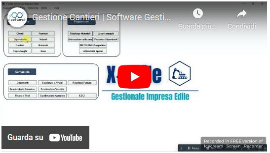 gestionale cantieri video anagrafiche