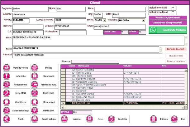 gestionale parrucchieri clienti