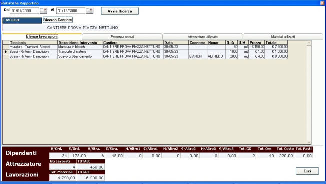 rapportino giornaliero software gestionale impresa edile