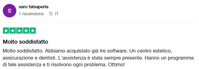 recensioni il-software.it molto soddisfatto