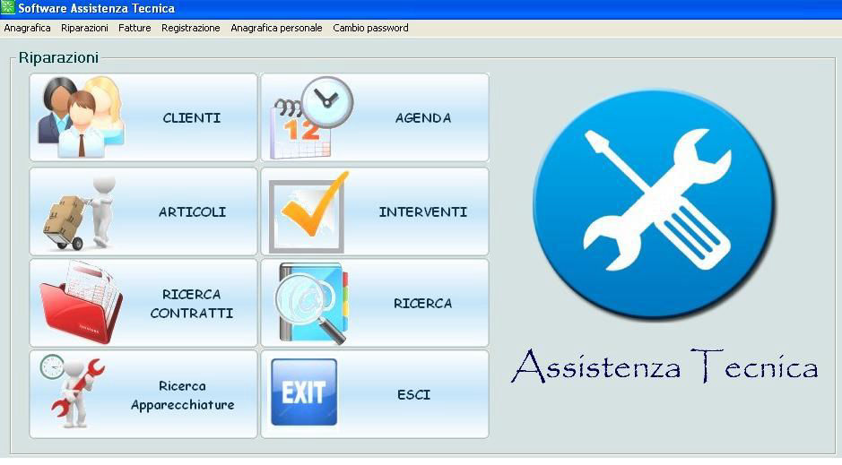 software centro assistenza tecnica