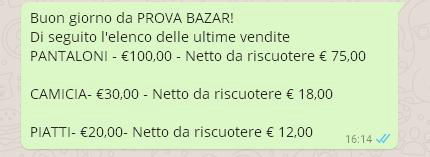 software mercatino usato whatsapp