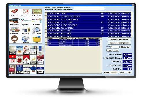 Software tabaccheria