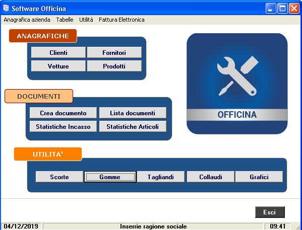 gestionale officina
