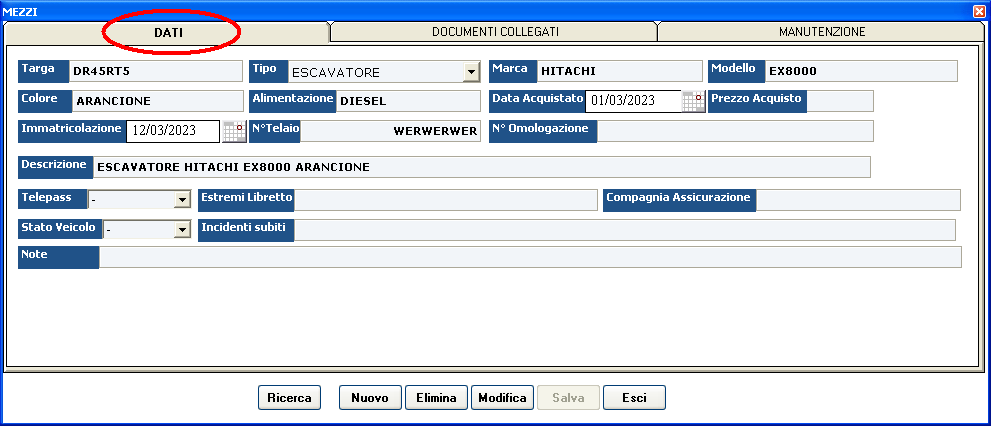 software cantiere edile veicoli