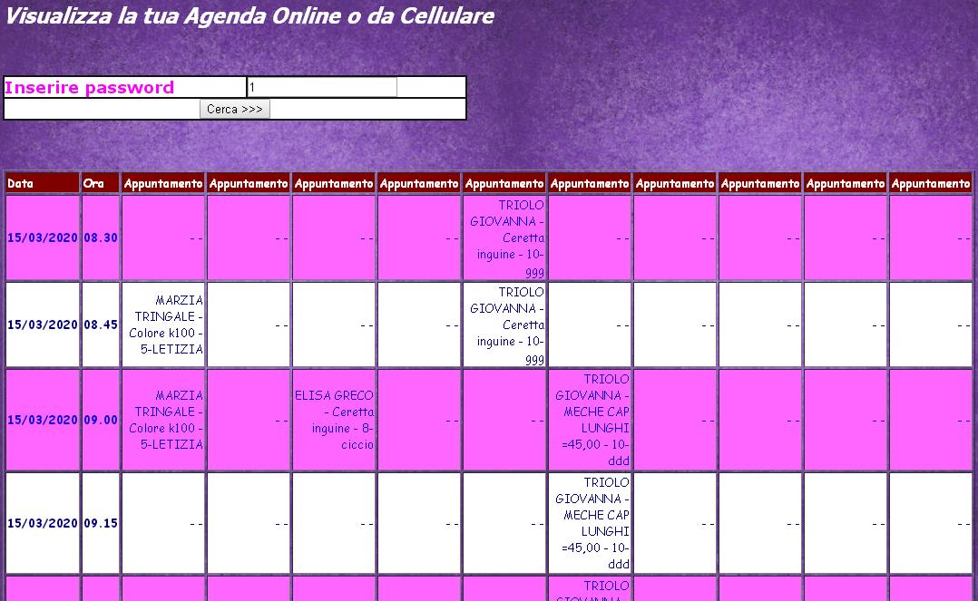 software parrucchieri agenda online